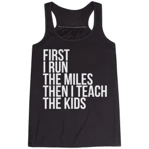 Flowy Racerback Tank Top - Then I Teach The Kids land based