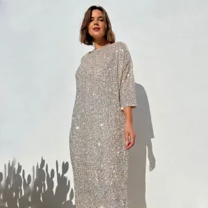 Fresh Outfit Sophisticated and Relaxed Sequin Jem Dress