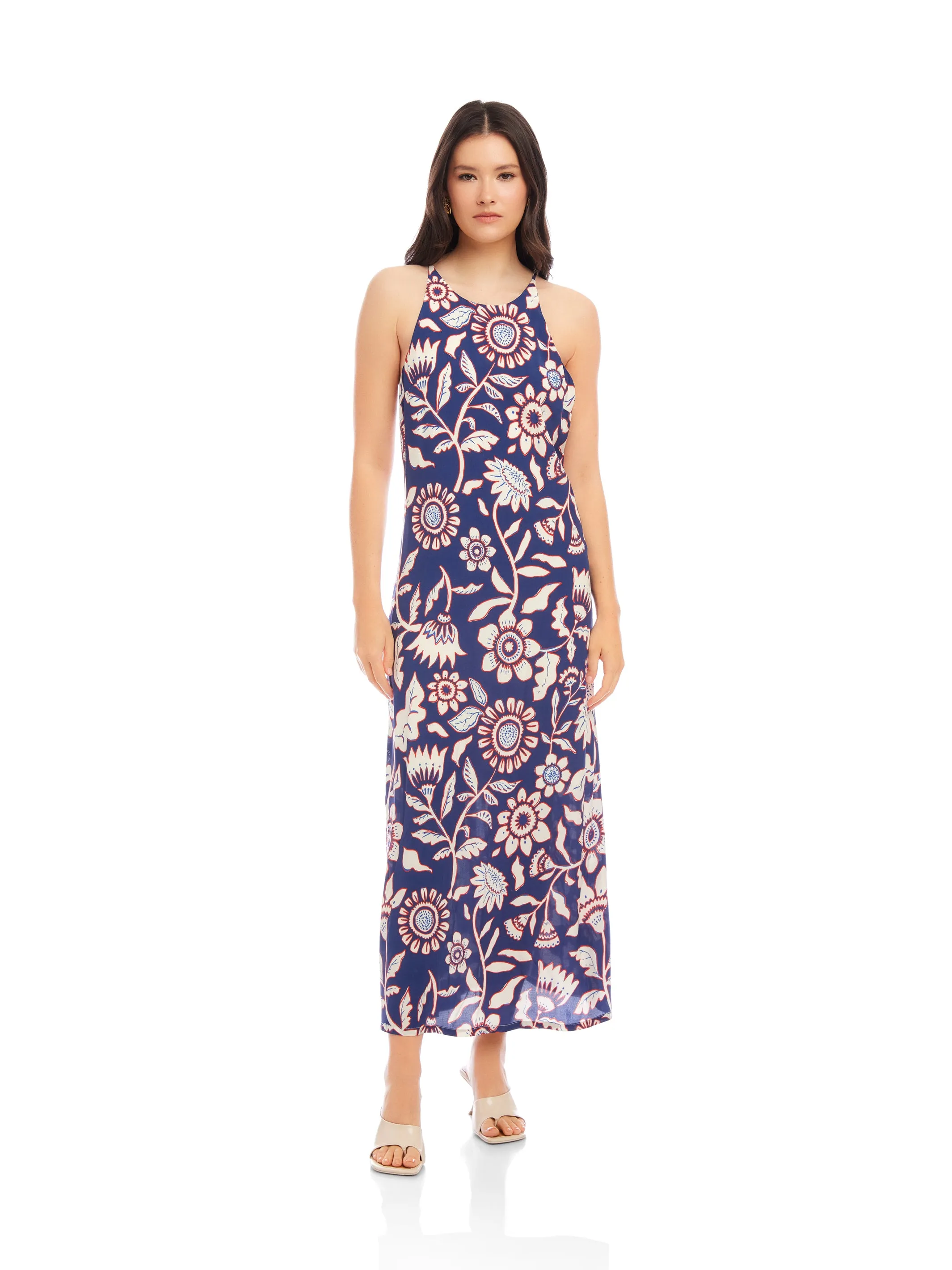 Sophisticated Waist Fit Sera A-Line Dress