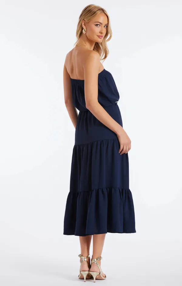 Floral Comfort Serafina Strapless Dress