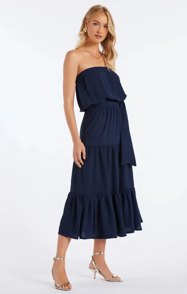 Serafina Strapless Dress Fashion Look