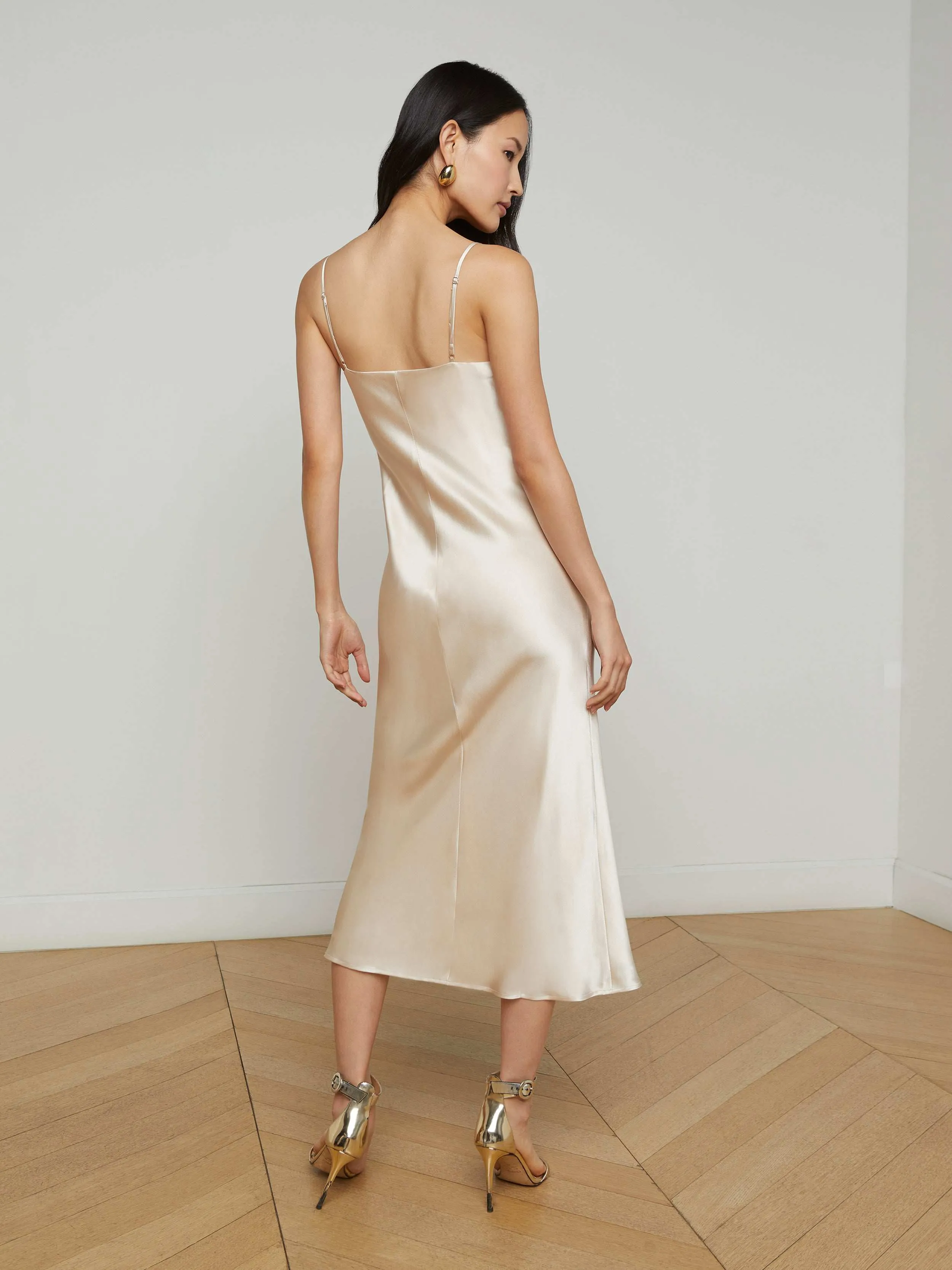 Seridie Silk Slip Dress Body Harmony Silk-Blend