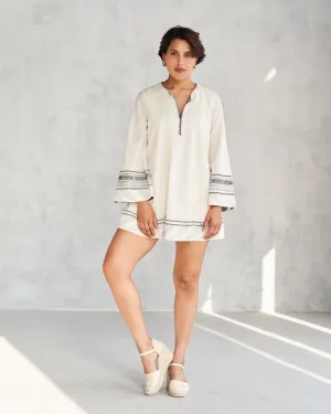 Shade Glow Ceremony Ready Shiro Beach Dress - Ivory