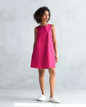 Clean Outfit Short Racerback Dress - Berry