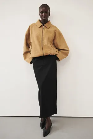 Stylist Pick LIZA BLACK TAILORED MIDI SKIRT