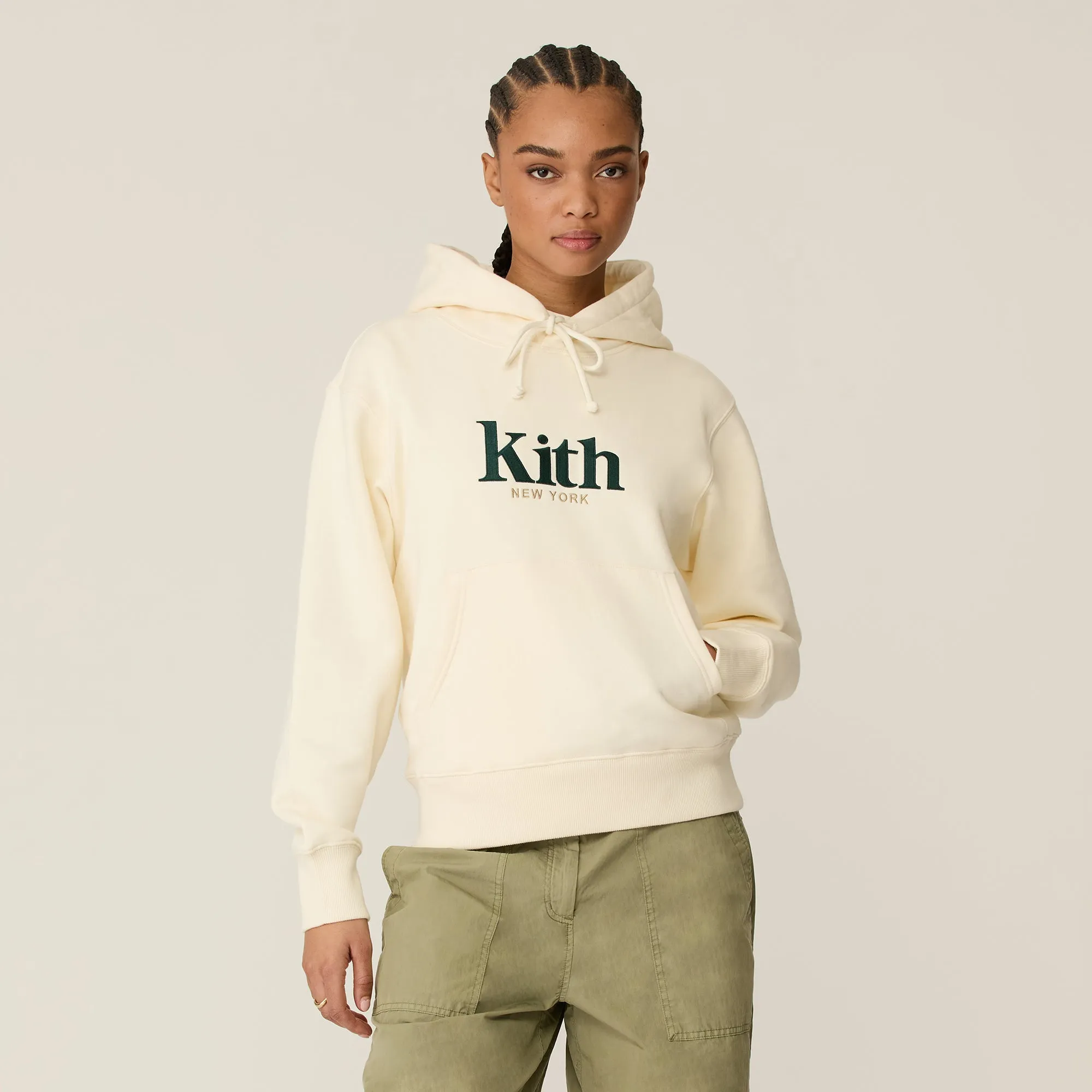 Kith Women Jane New York Hoodie II - Sandrift Logo Design