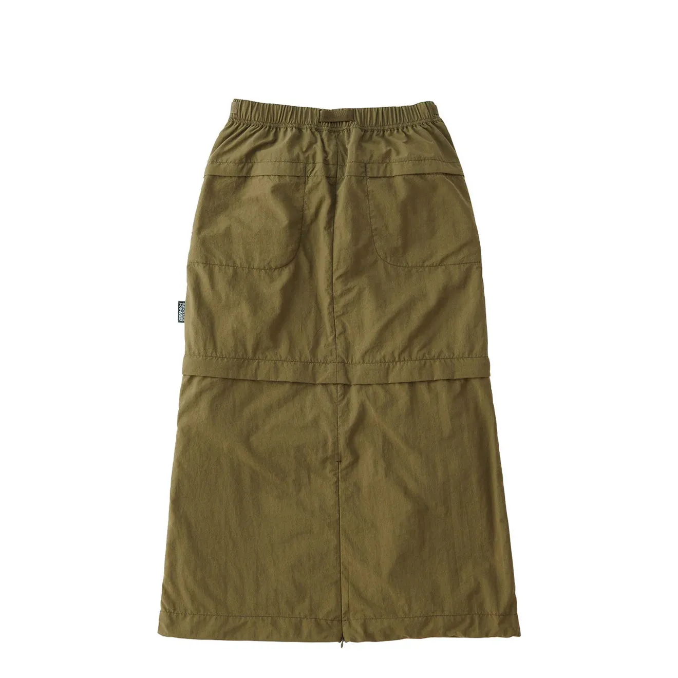 Gramicci Womens Convertible Micro Ripstop Skirt Army Green Mix Texture Elegant Texture