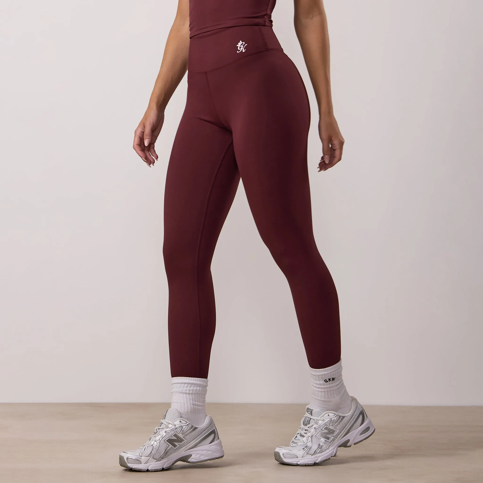 Gym King 365 Legging - Deep Cherry Fitness Lover Stretch Fit Speed Ready