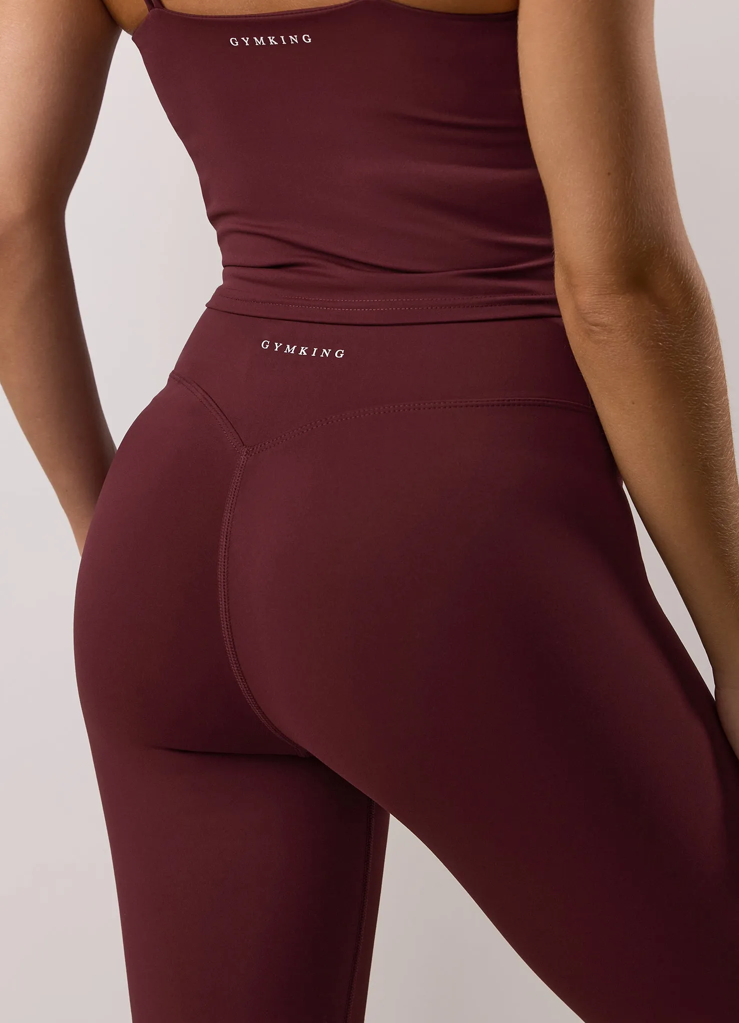 Outdoor Running Soft Touch Gym King 365 Legging - Deep Cherry