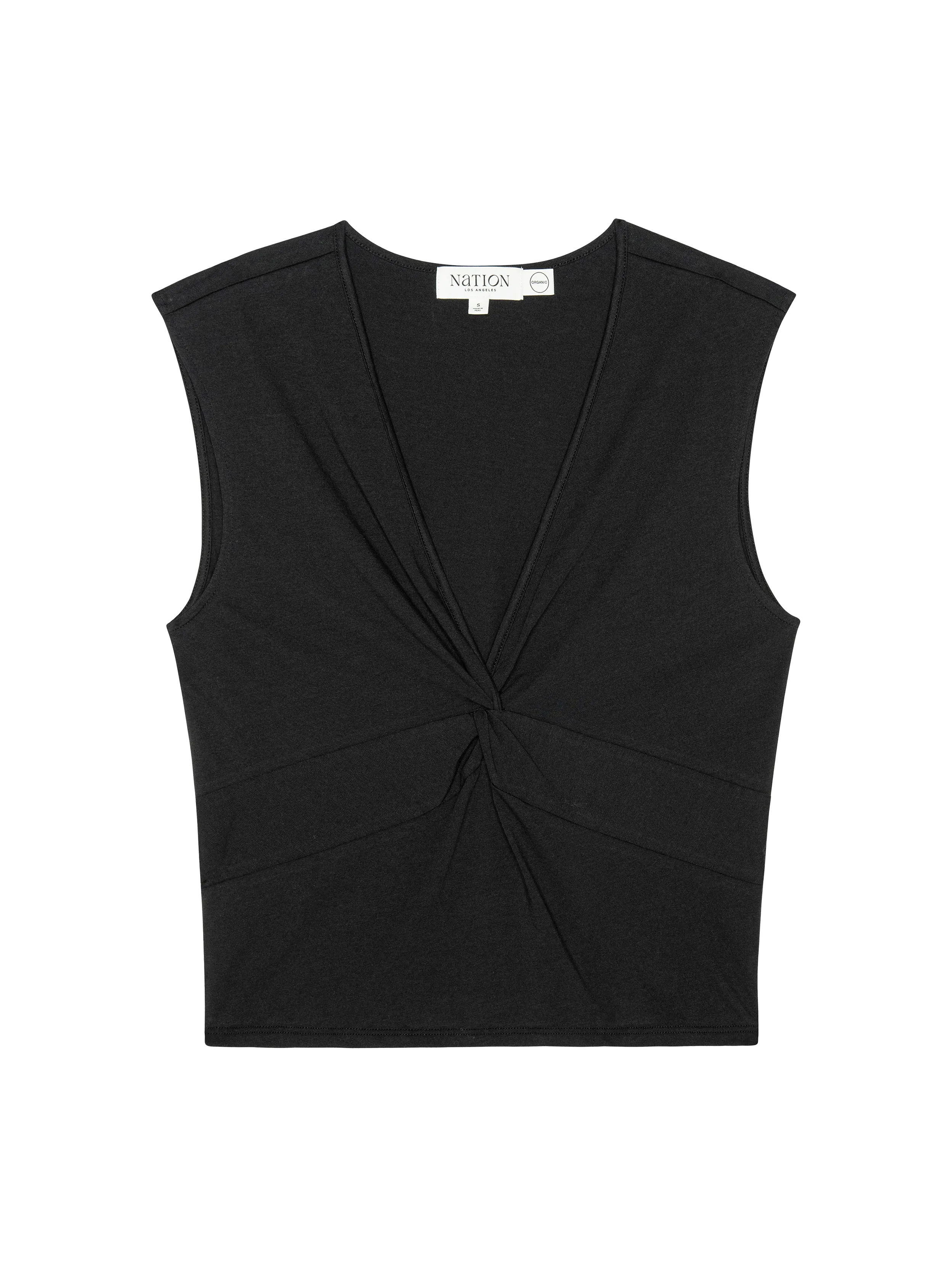 Double Stitched Hem Chic Design Shelley Sleeveless