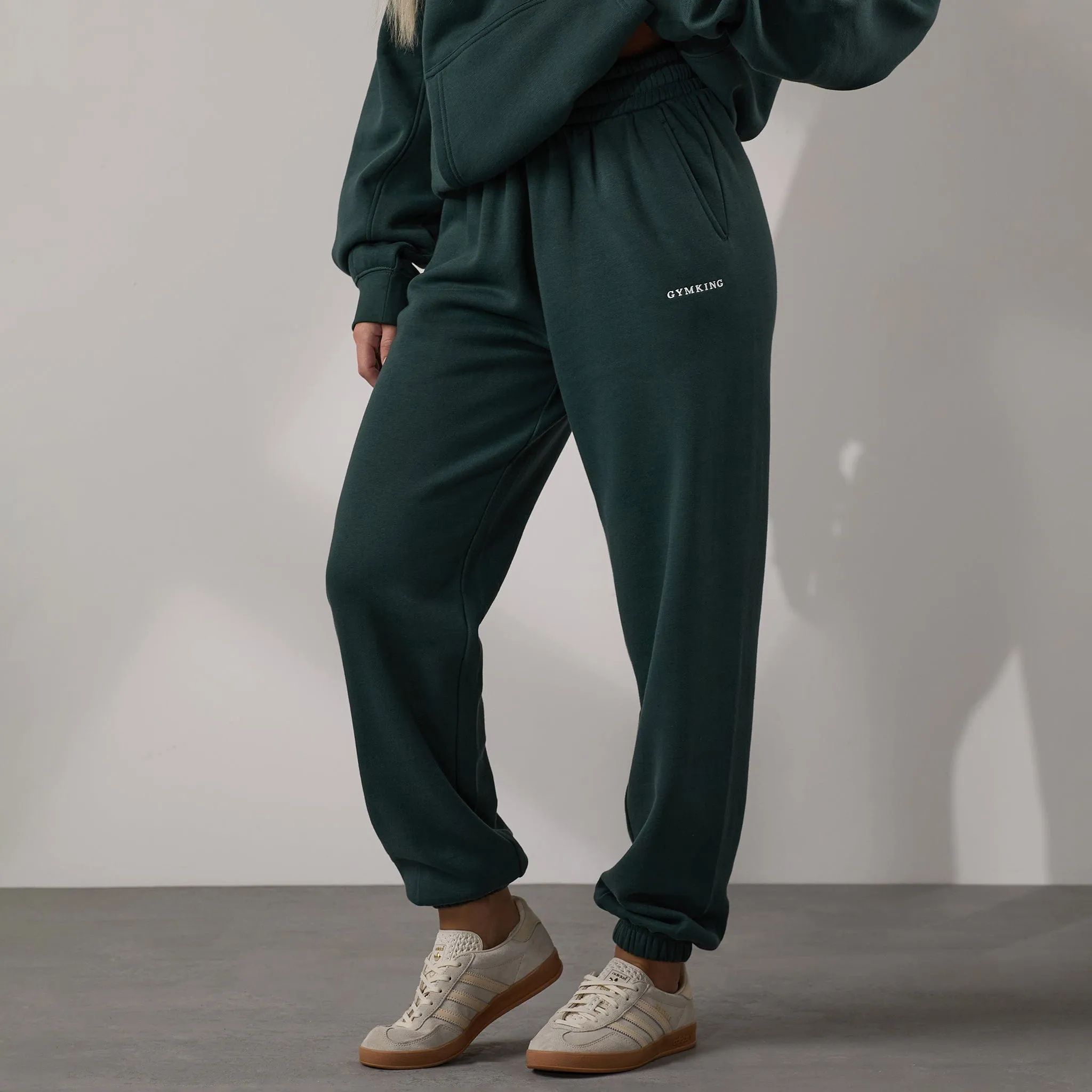 Gym King 365 Joggers - Deep Forest Green Performance Layer
