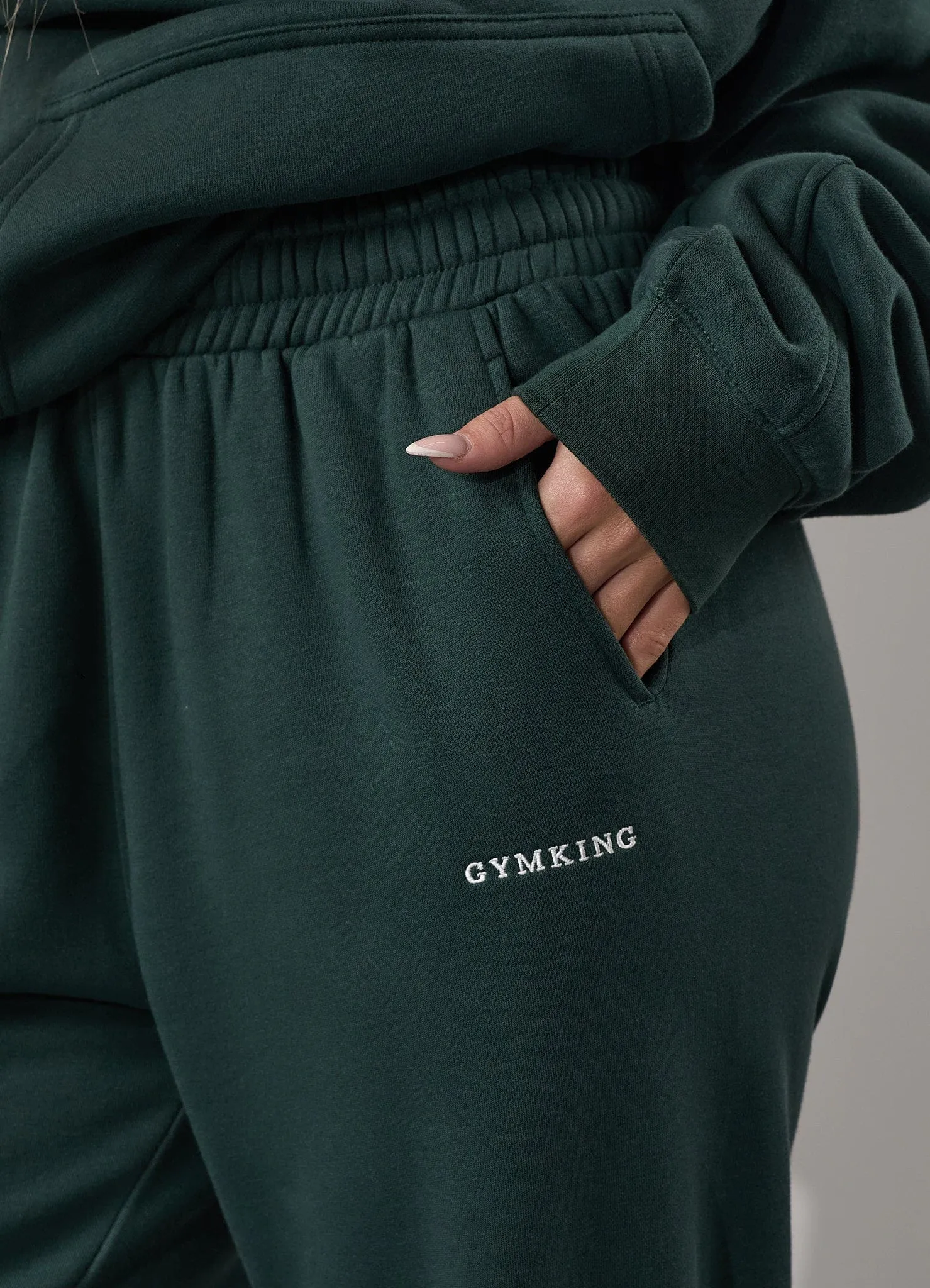 Gym King 365 Joggers - Deep Forest Green Smart Fit