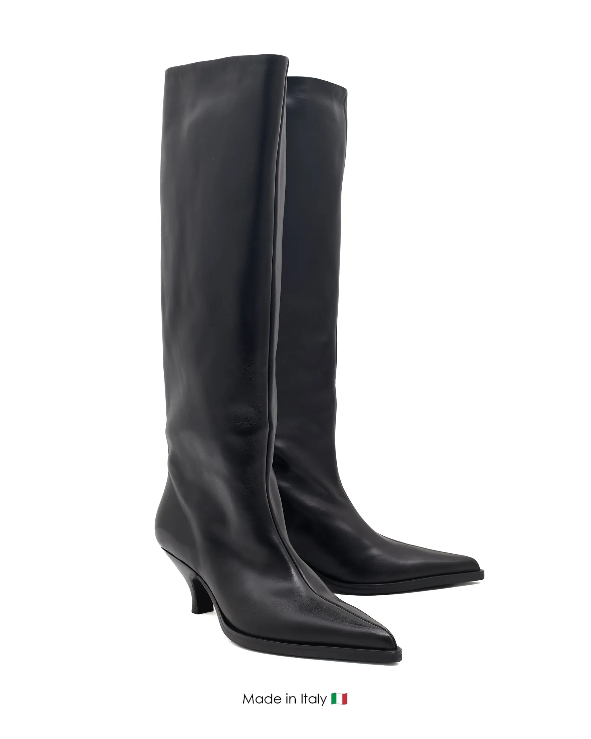 Stable Support Windy Weather Slip   On Style E4301 Black Boot Leather