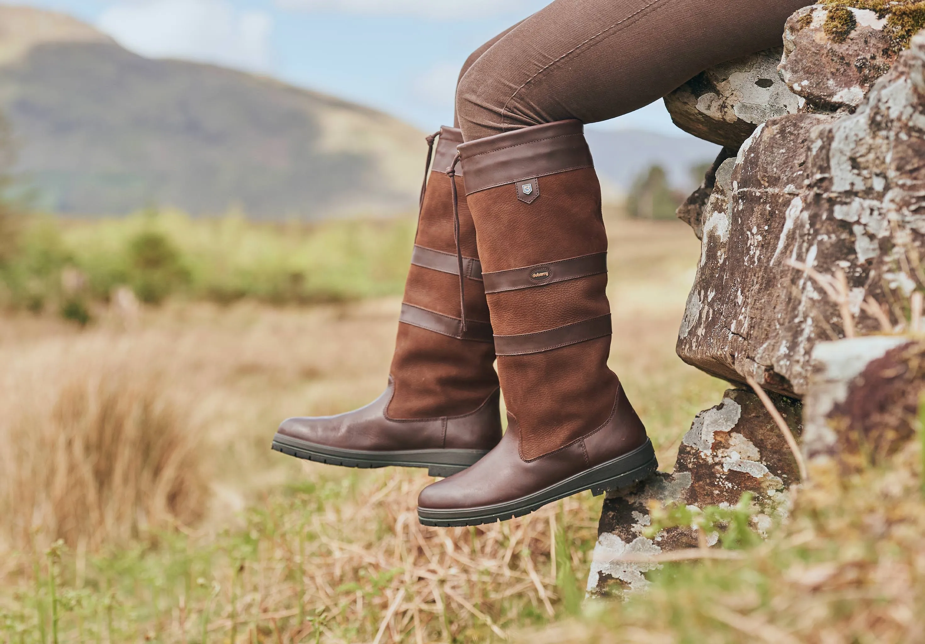 Galway Ladies ExtraFit? Country Boot - Walnut Feather Light Rural Traveler