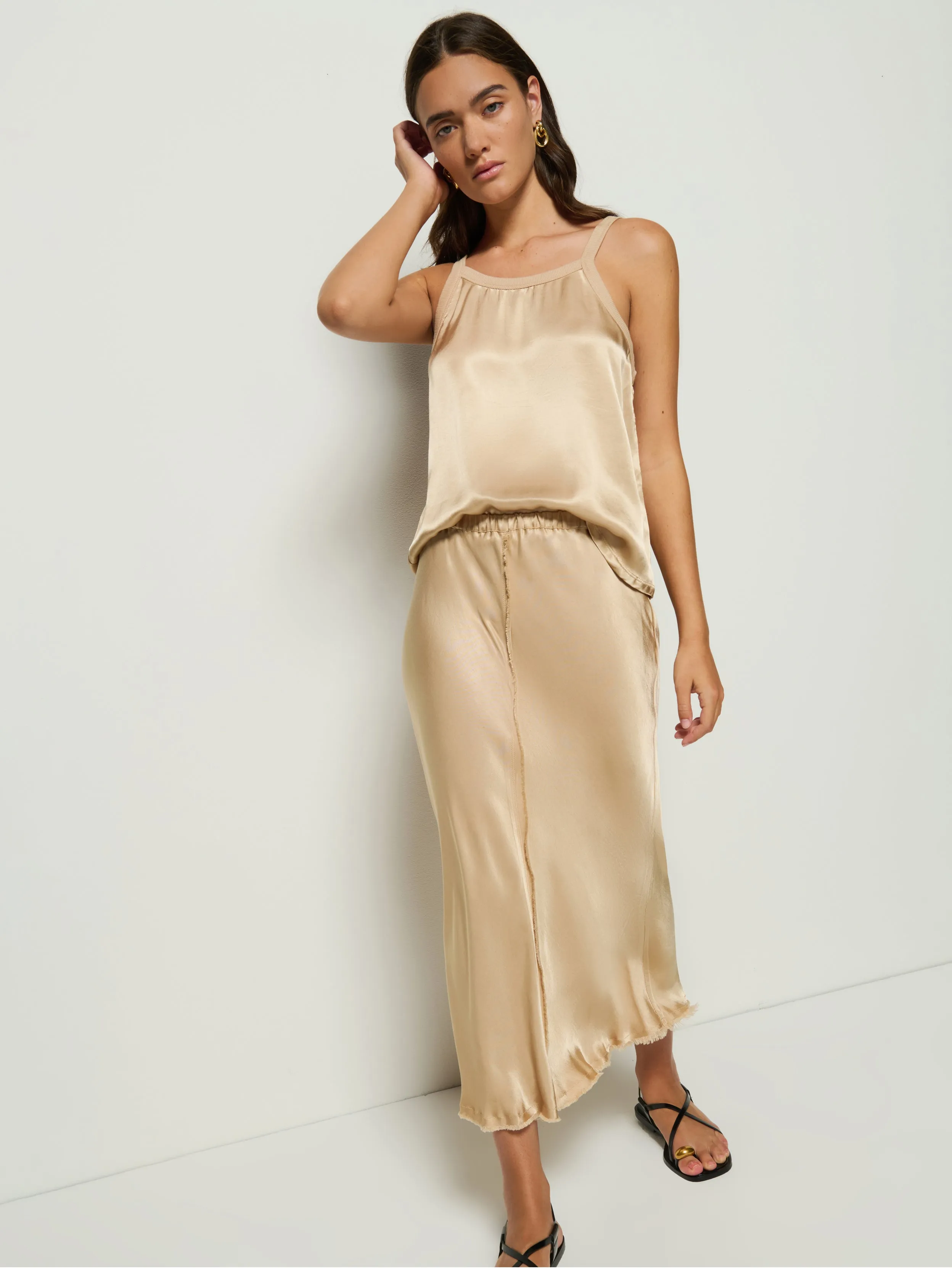 Lola Bias Midi Skirt Everyday Line