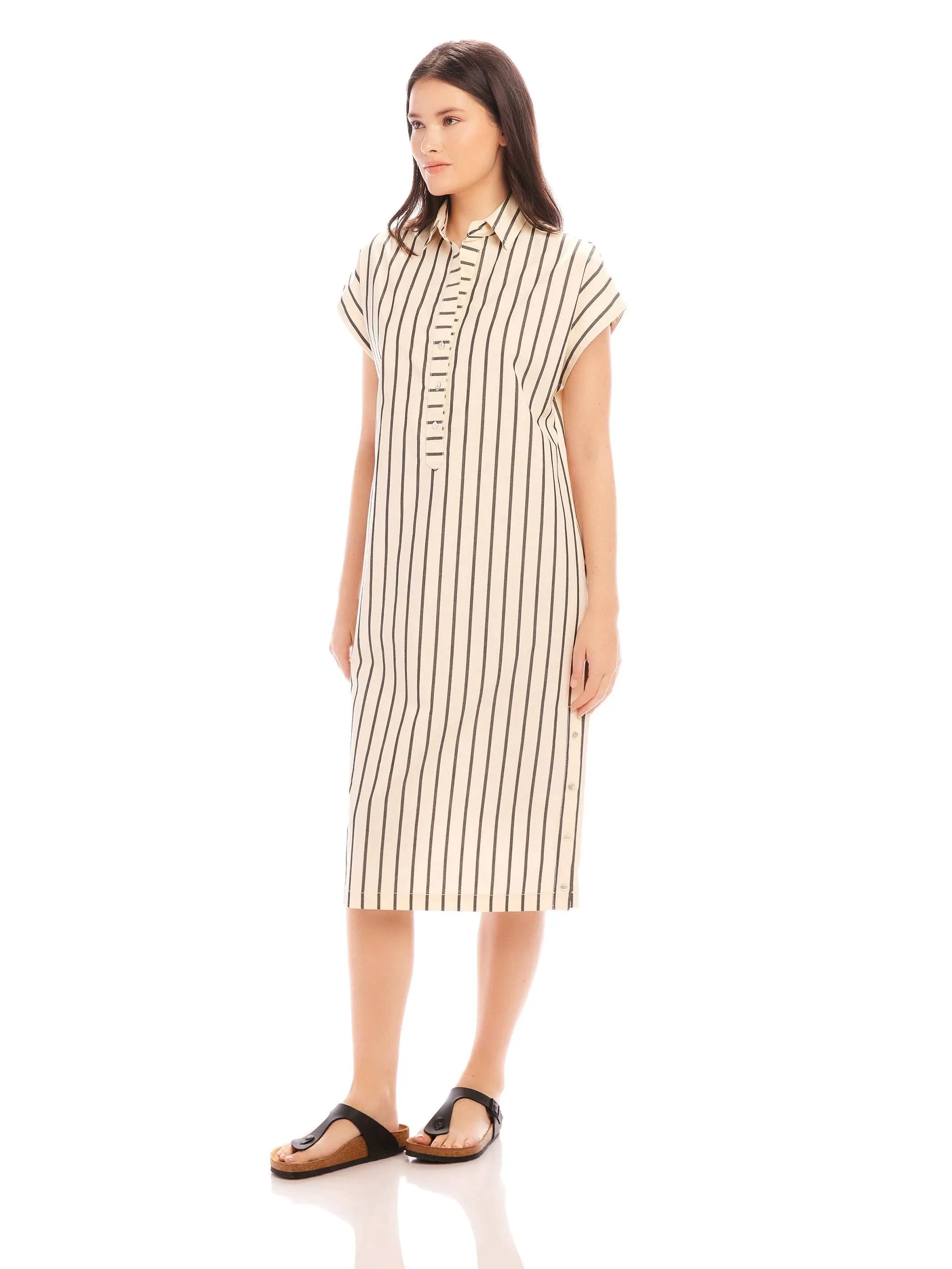 Wave Soft Social Ease Lucia Stripe Dress