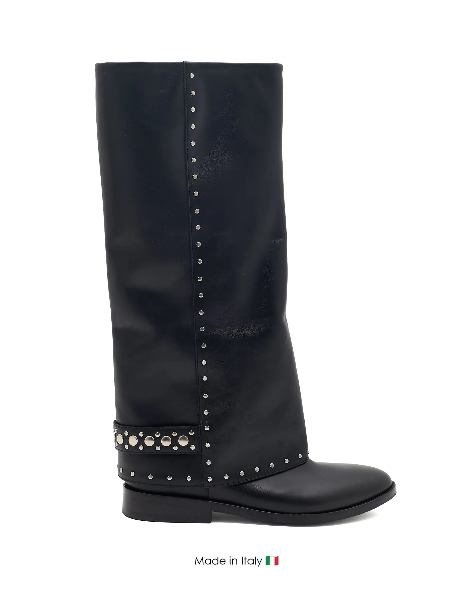 Cushioned Step All Day Wear Adventurous Spirit Isabel Black/Nickel Leather