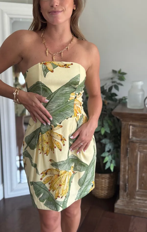 Foster Strapless Mini Dressy Glow