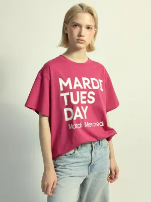 Bold Look TSHIRT DU MARDI_PINK IVORY