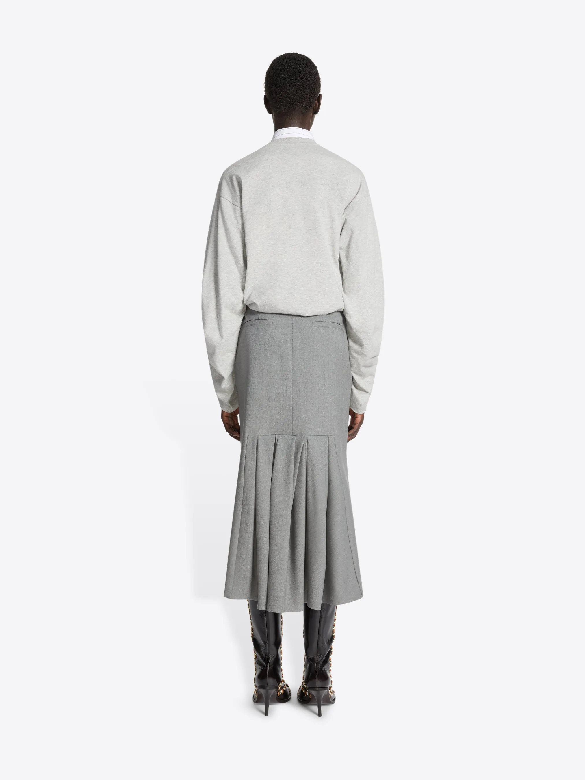 Tailored wool skirt Essential Style