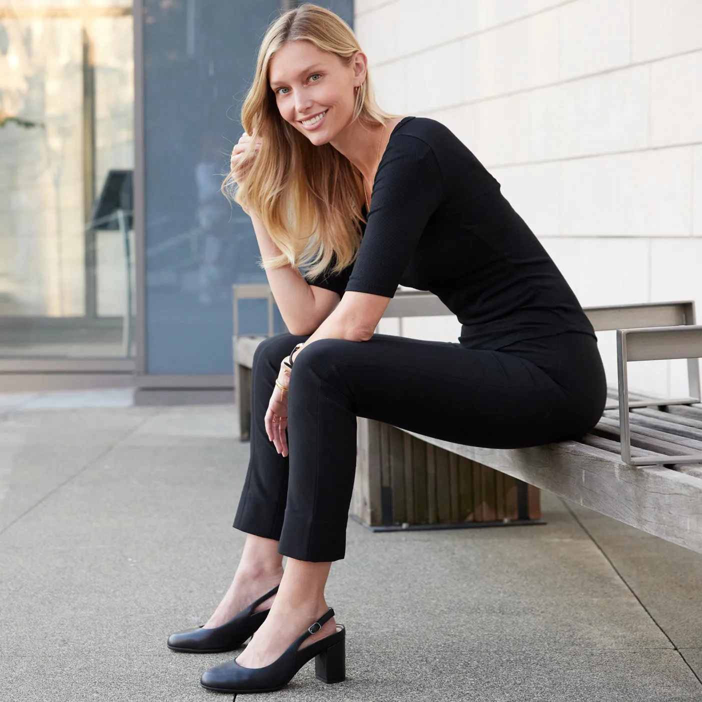 Padded collar Tempo Slingback Metatarsal