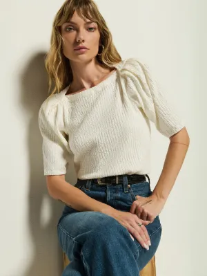 Deana Textured Tee warm weather Chic Comfort Style