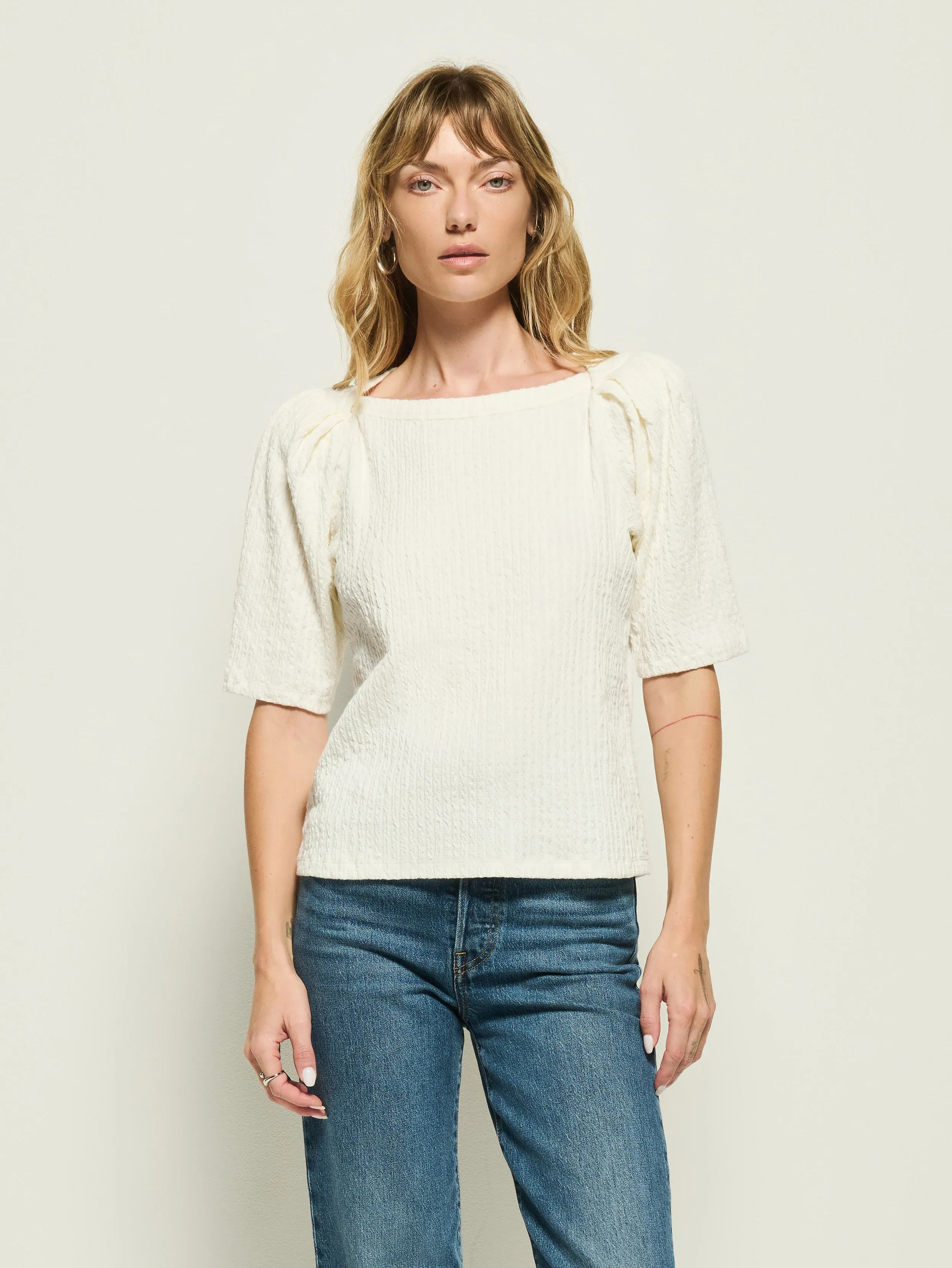 Deana Textured Tee Seam Free Edging SeamlessSidePanels