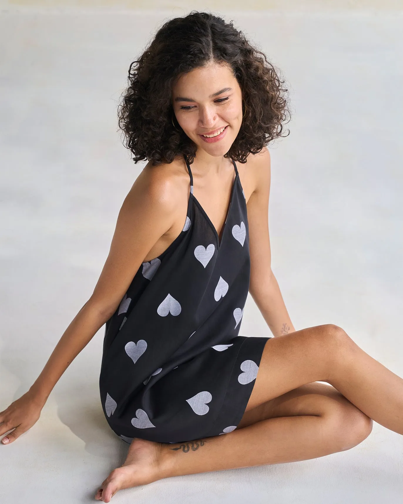 Casual Mode Soup Dress - Black & Grey