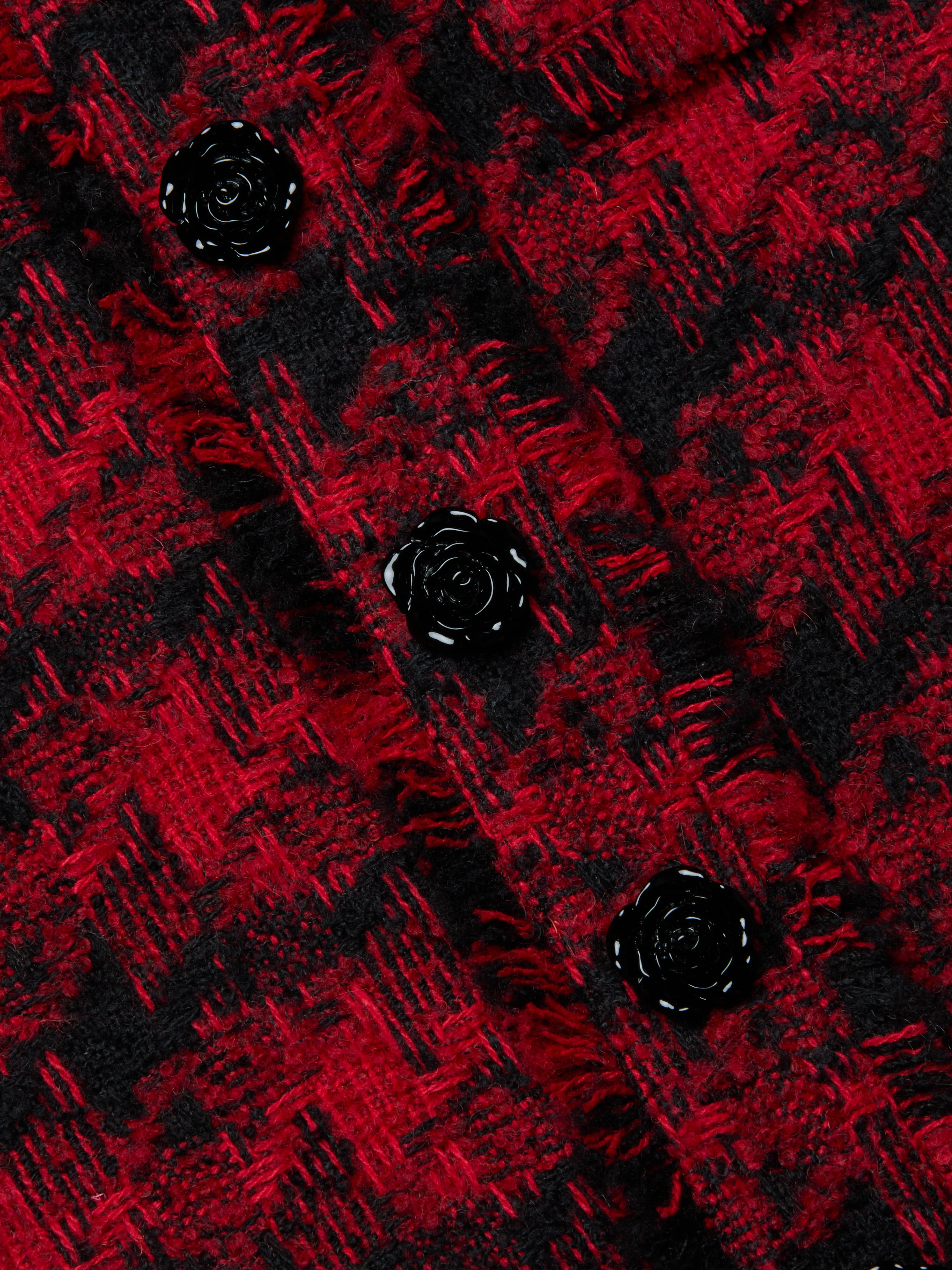 Aya Tweed Midi Dress Easy Fit