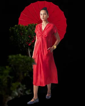 Heart To Heart Dress - Red Lounge Mood Street Ready