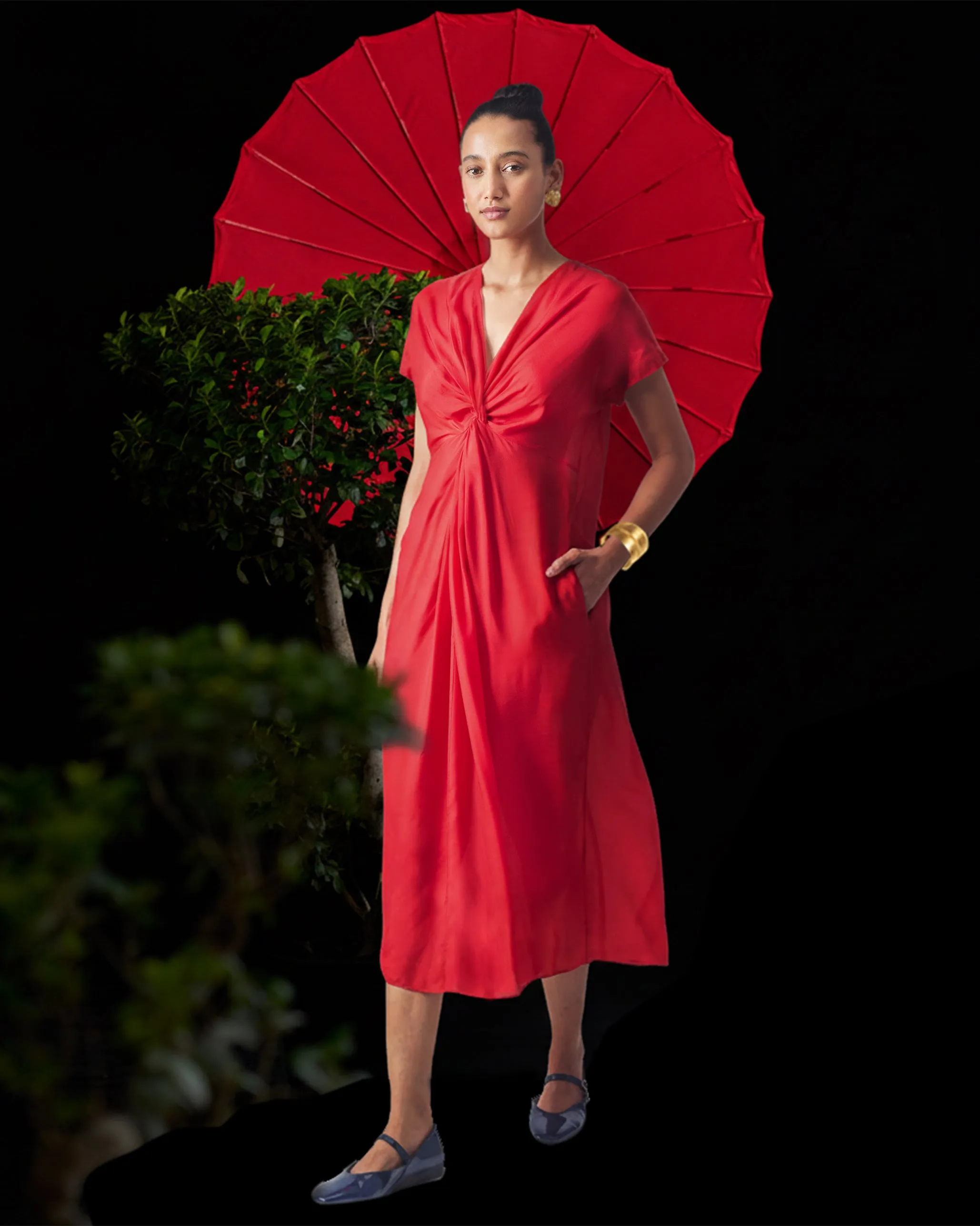 Heart To Heart Dress - Red Lounge Mood Street Ready