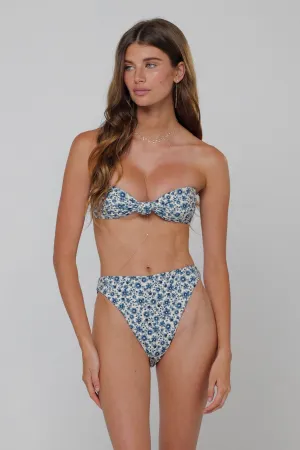 Eco Friendly Textile New Arrival Spencer Bikini Top in Wrangler