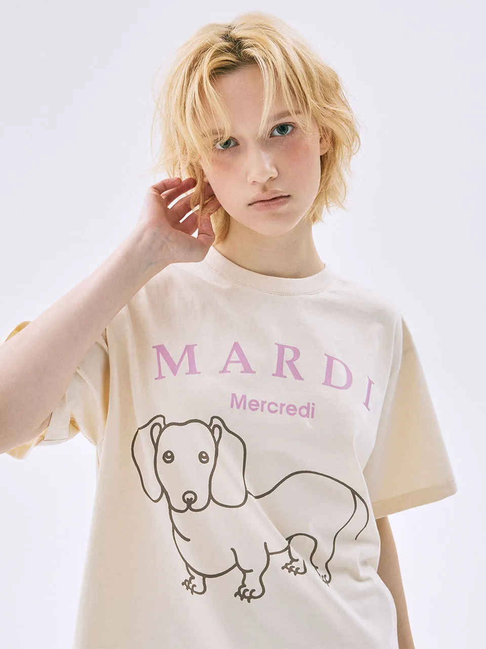 TSHIRT DDANJI CH.06_BUTTER PINKLAVENDER Breezy Comfort