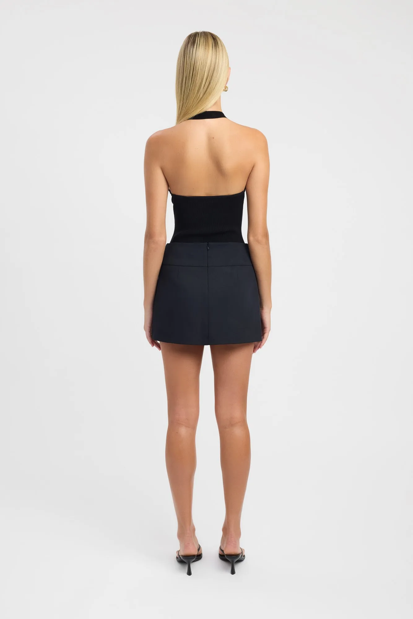 Ariel Double Belt Mini Skirt Light Comfort