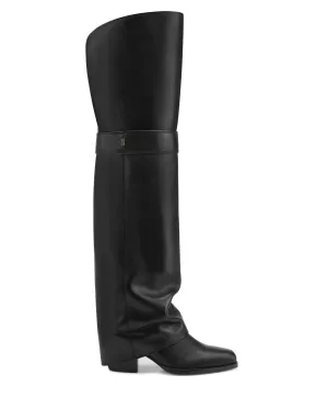 Wonder Black Leather Comfortable Footbed Flexibility Design