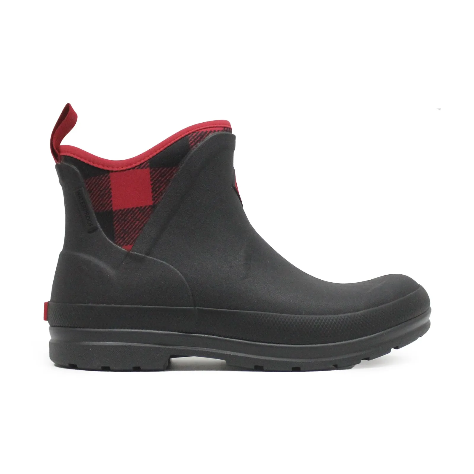 Temperature Regulating Lining Muck Boot Originals Ankle Rubber Women's Waterproof Black Buffalo Plaid Boots