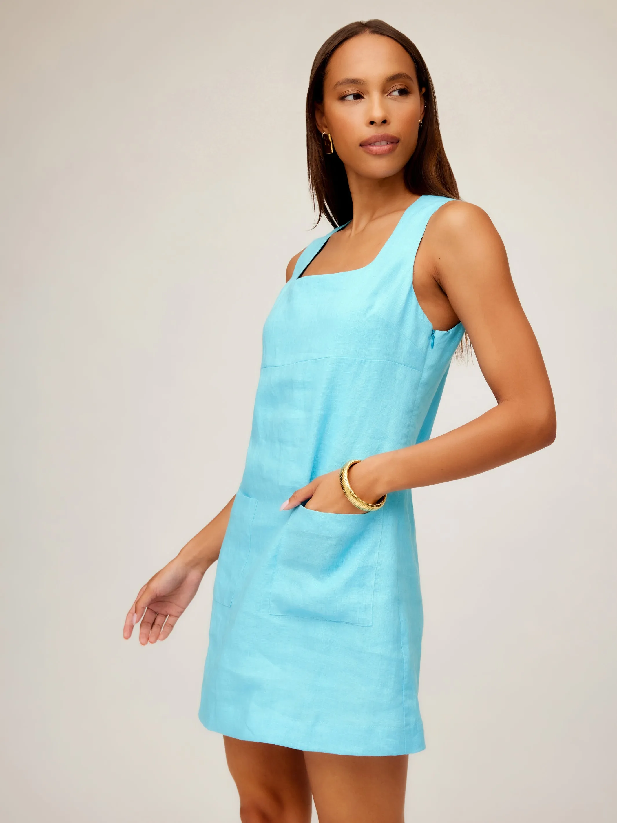 Karina Linen Dress TearResistantFabric