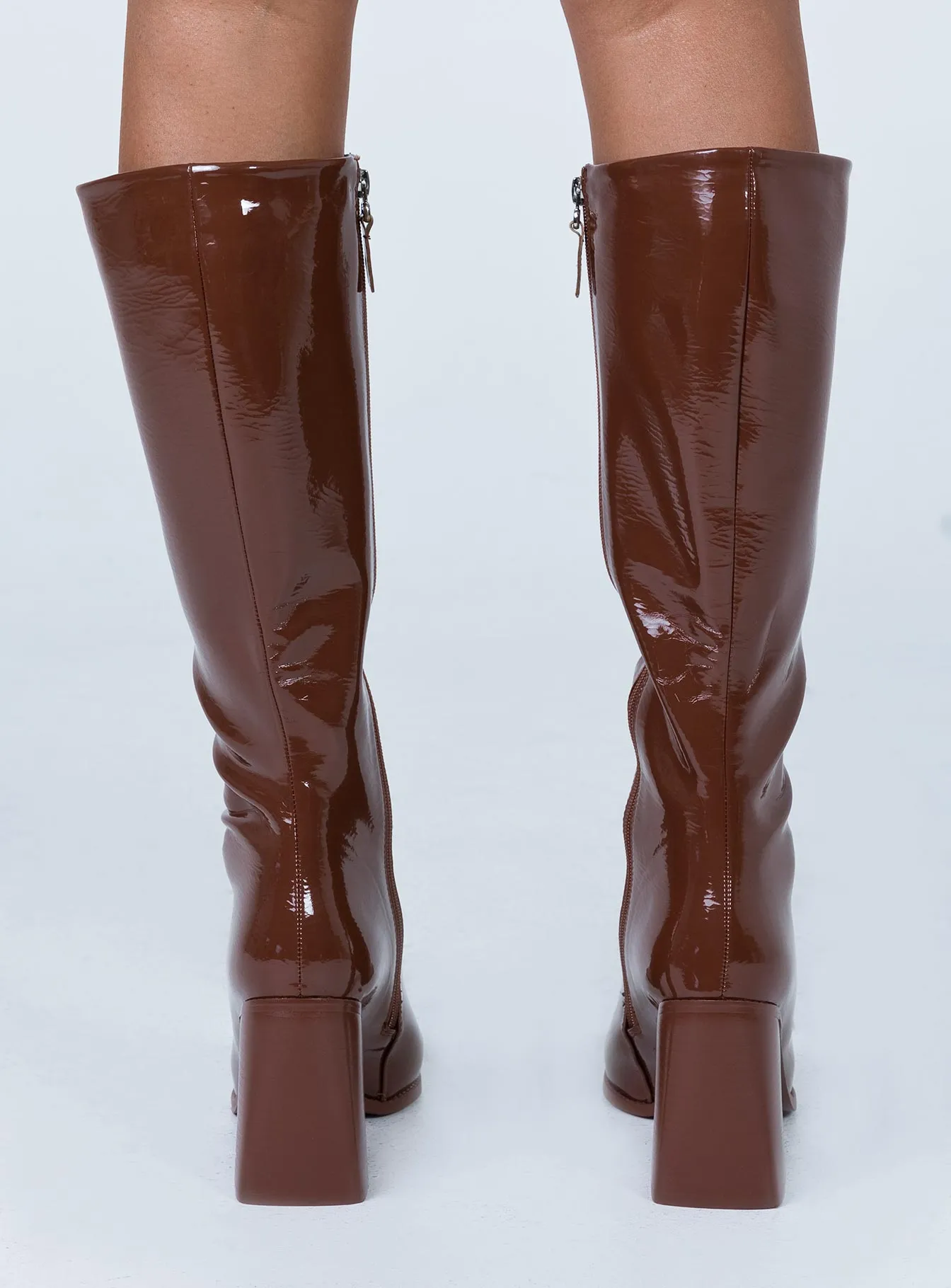 The Jessa Boots Choc Brown Classic Edge