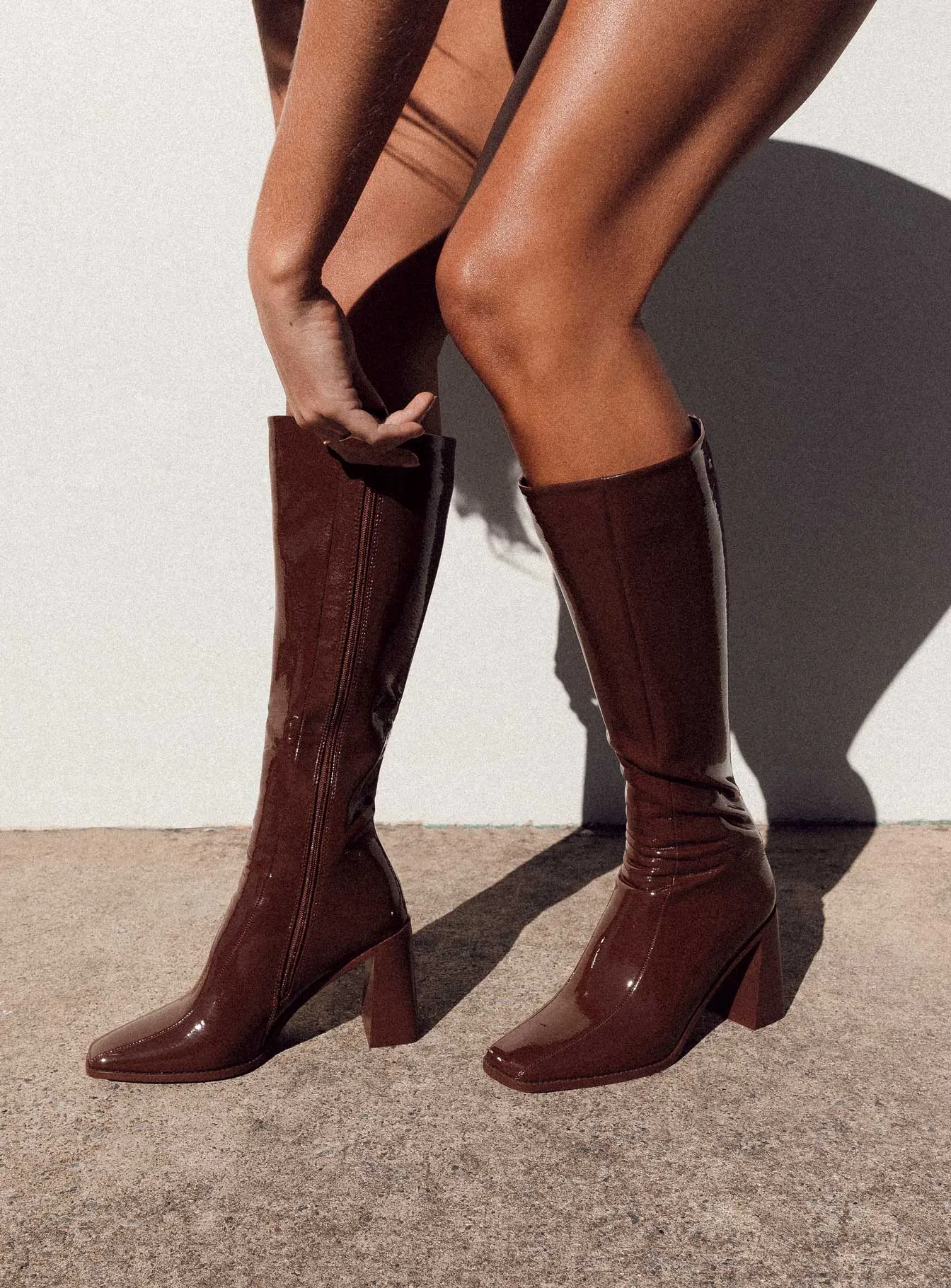 The Jessa Boots Choc Brown Free Fit Performance