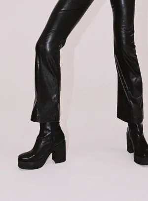 Stillwater Platform Boots Black Ground Force Breathable Design