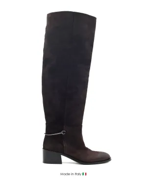 Samantha Boot T.Moro Velour Reinforced Heel Counter
