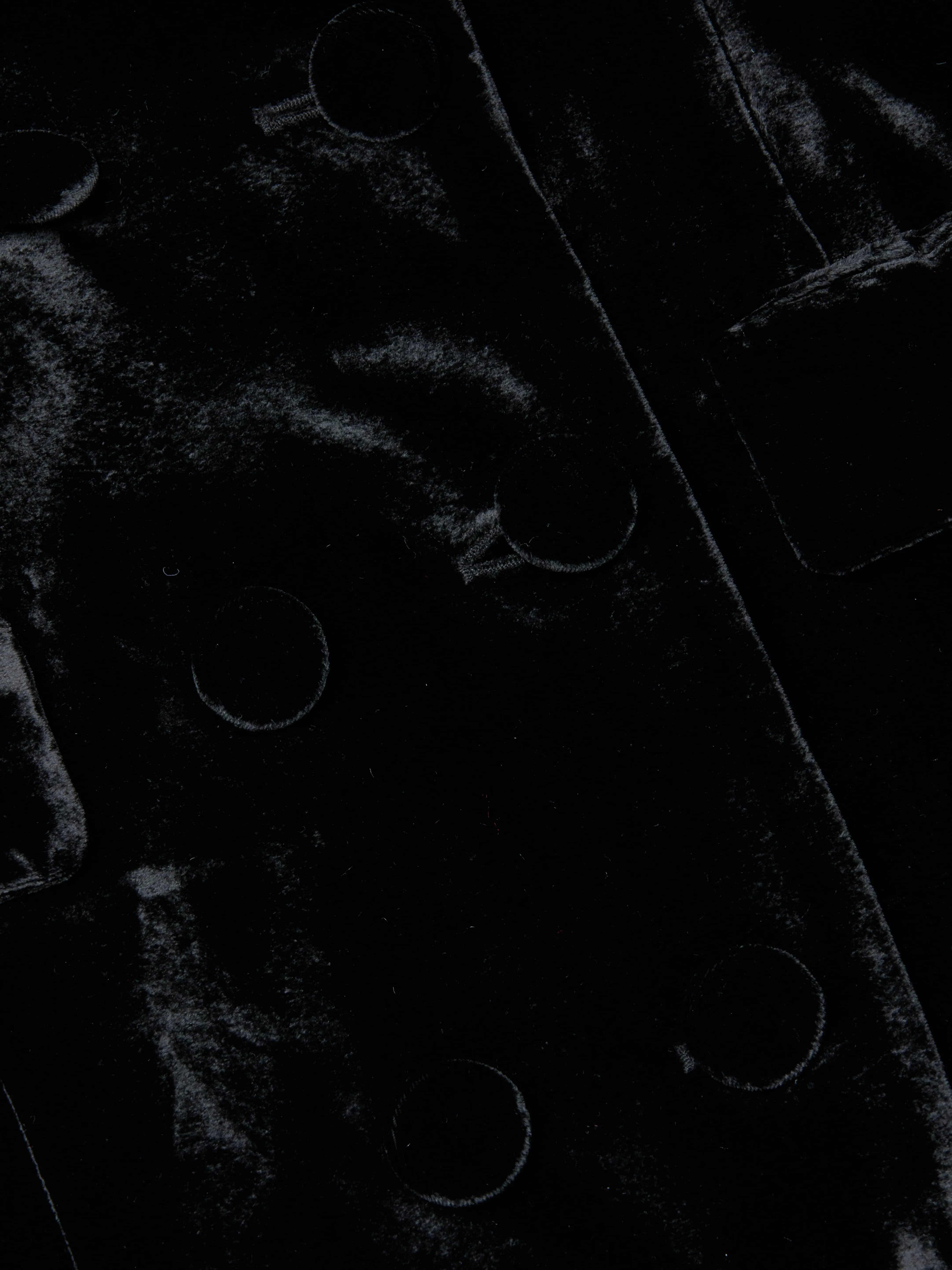 Rooftop-Event Casual Comfort Stormi Velvet Tuxedo Maxi Dress