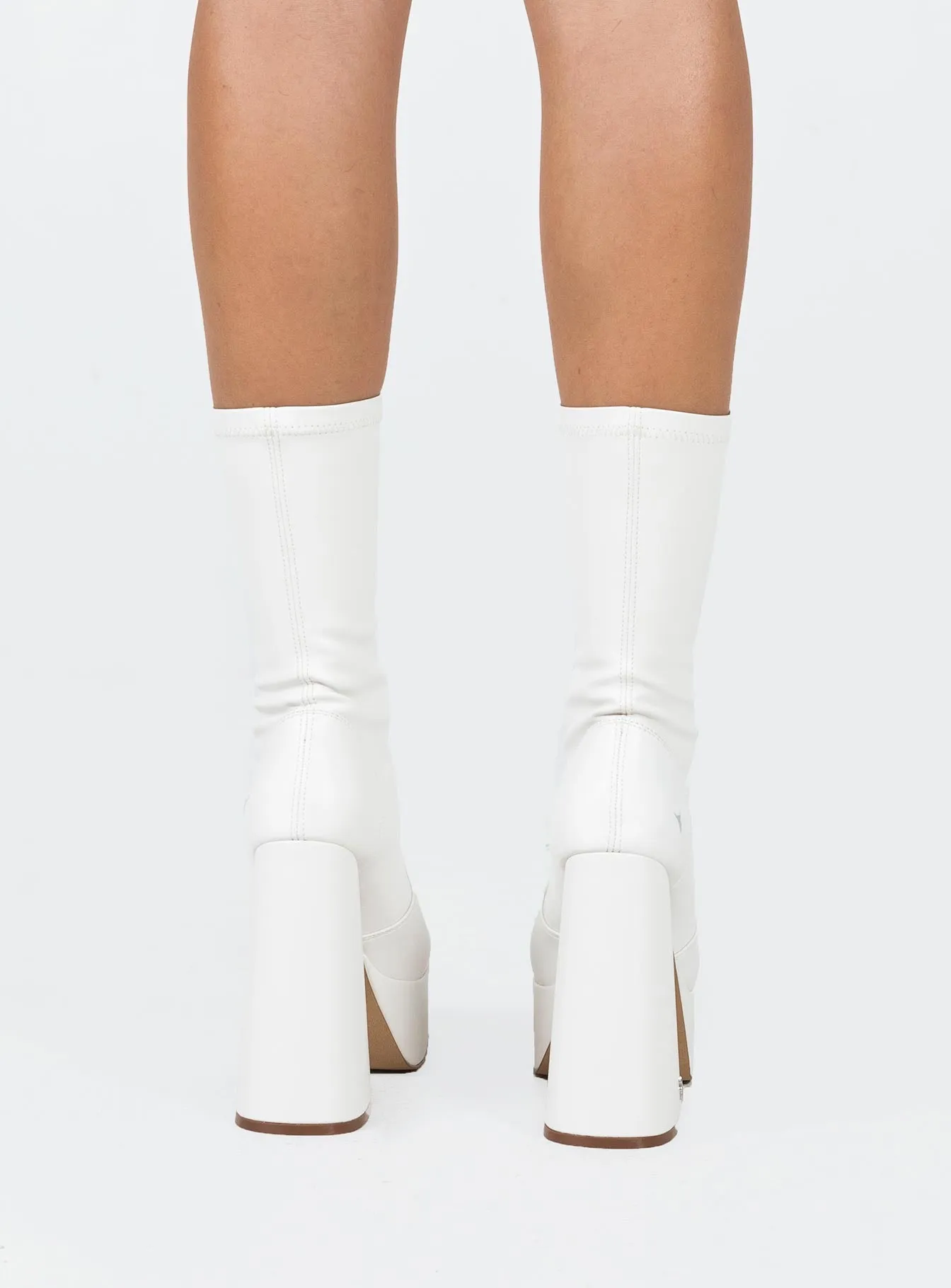 Grip Comfort Windsor Smith Angelz Platform Boots Snow