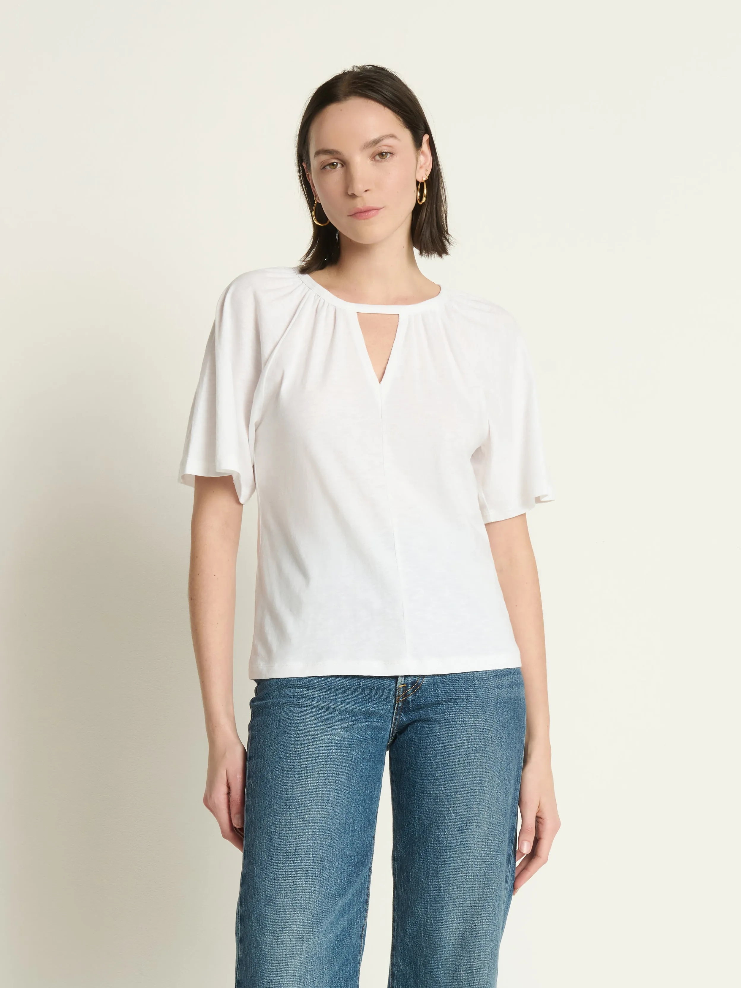 Tracy Keyhole Top Classic Comfort Style