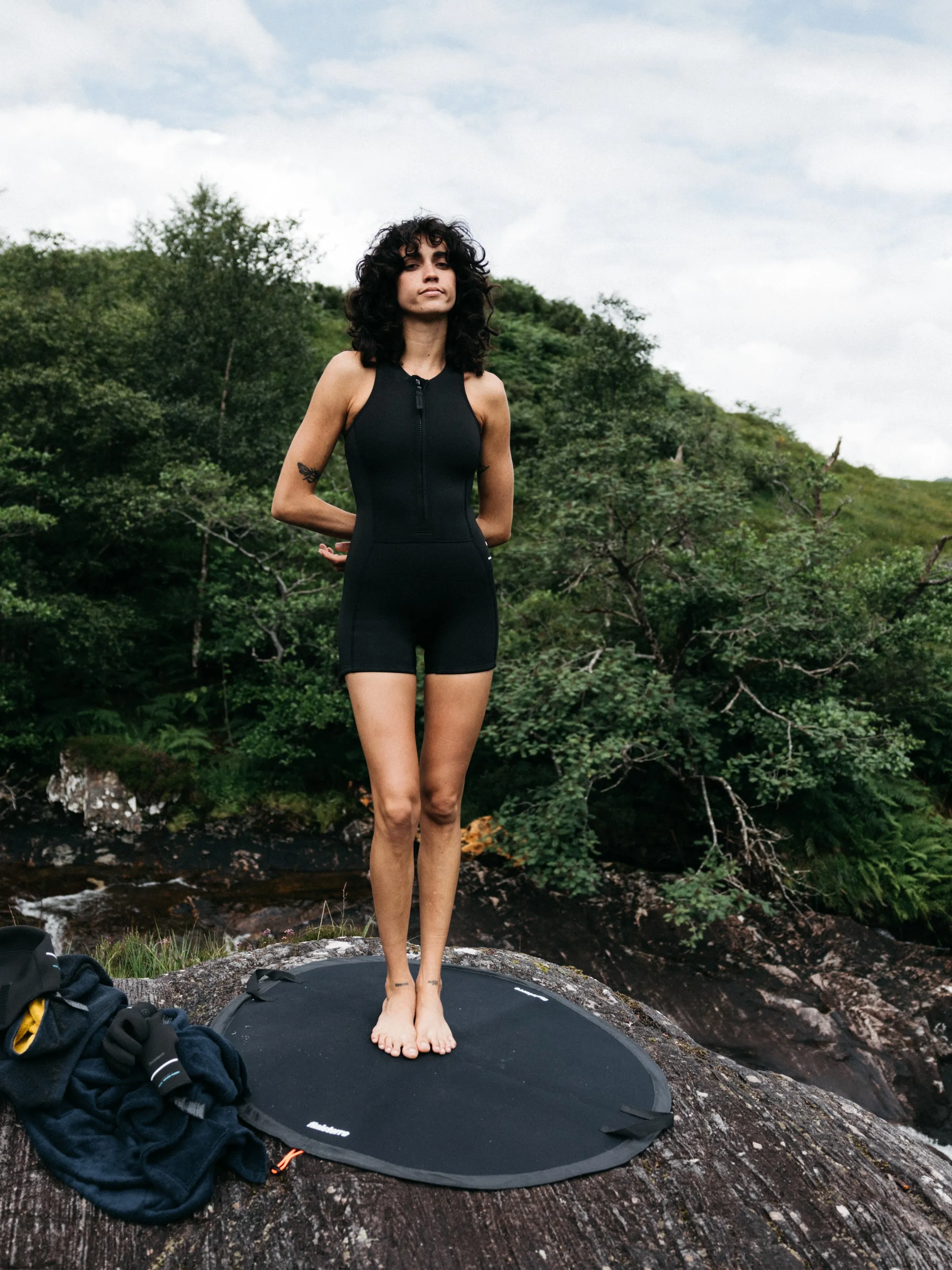 Women's Nieuwland 2mm Yulex? Sleeveless Shorty Wetsuit Multi Hook Back Closure Built In Liner