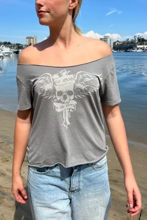 Perfect Layer Outdoor Essentials Bonnie Skull with Wings Top