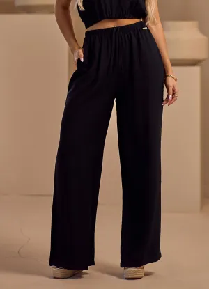 All Day Comfort Fit SecureClosureSystem Gym King Signature Woven Trousers Petite - Black