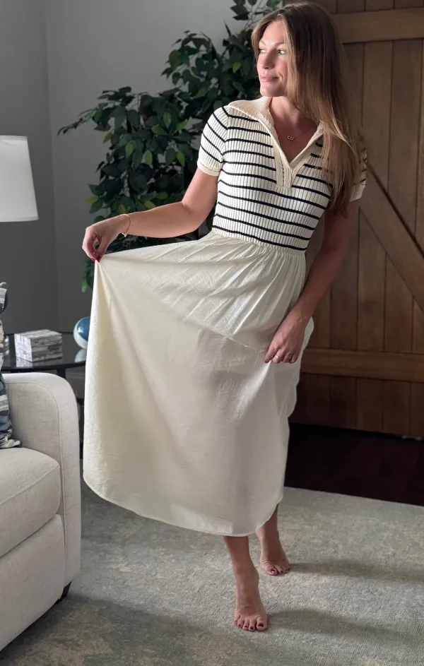 Balanced Light Helm Polo Twofer Dress