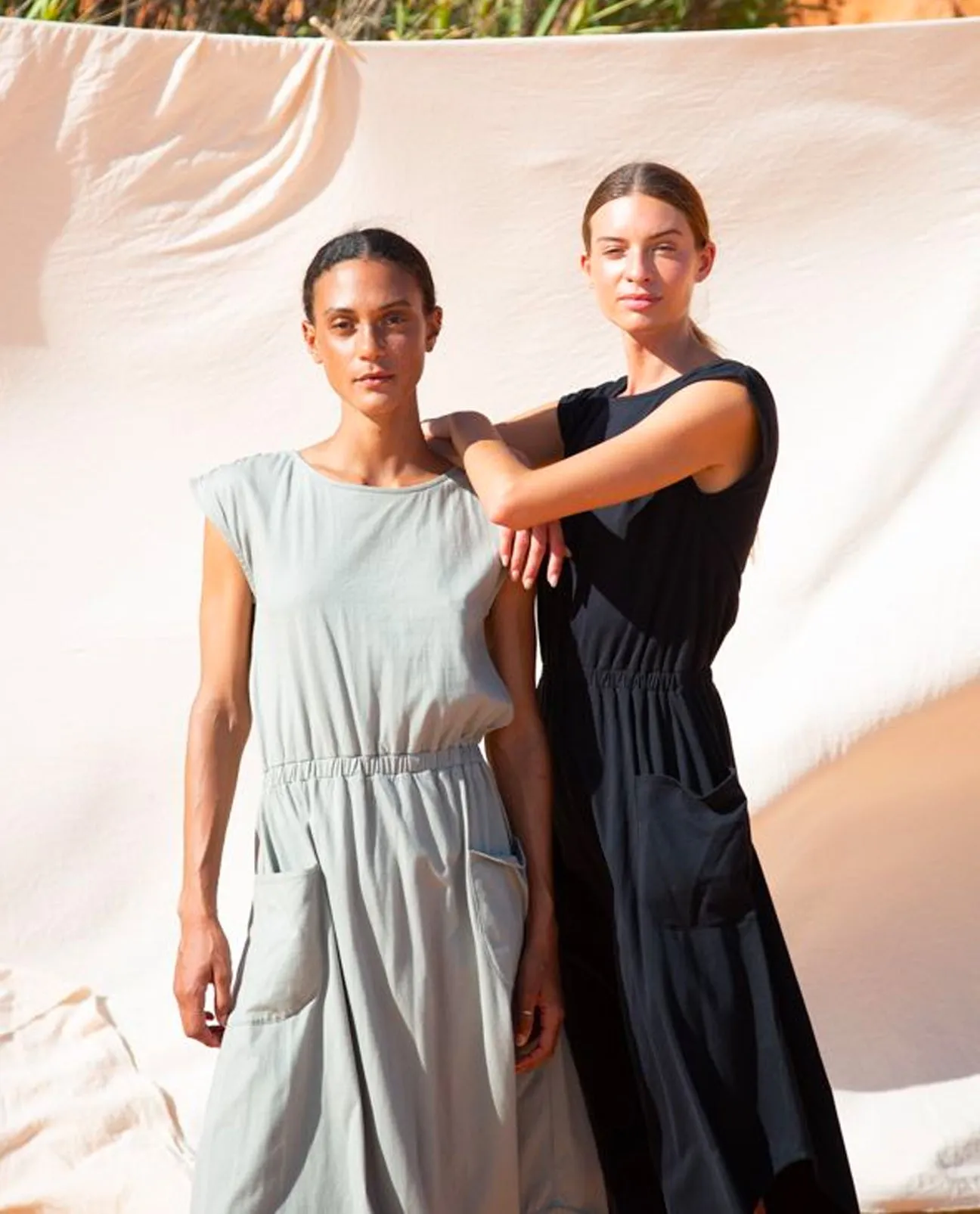 Soft Appeal Zerlina Organic Cotton Dress In Soft Sage