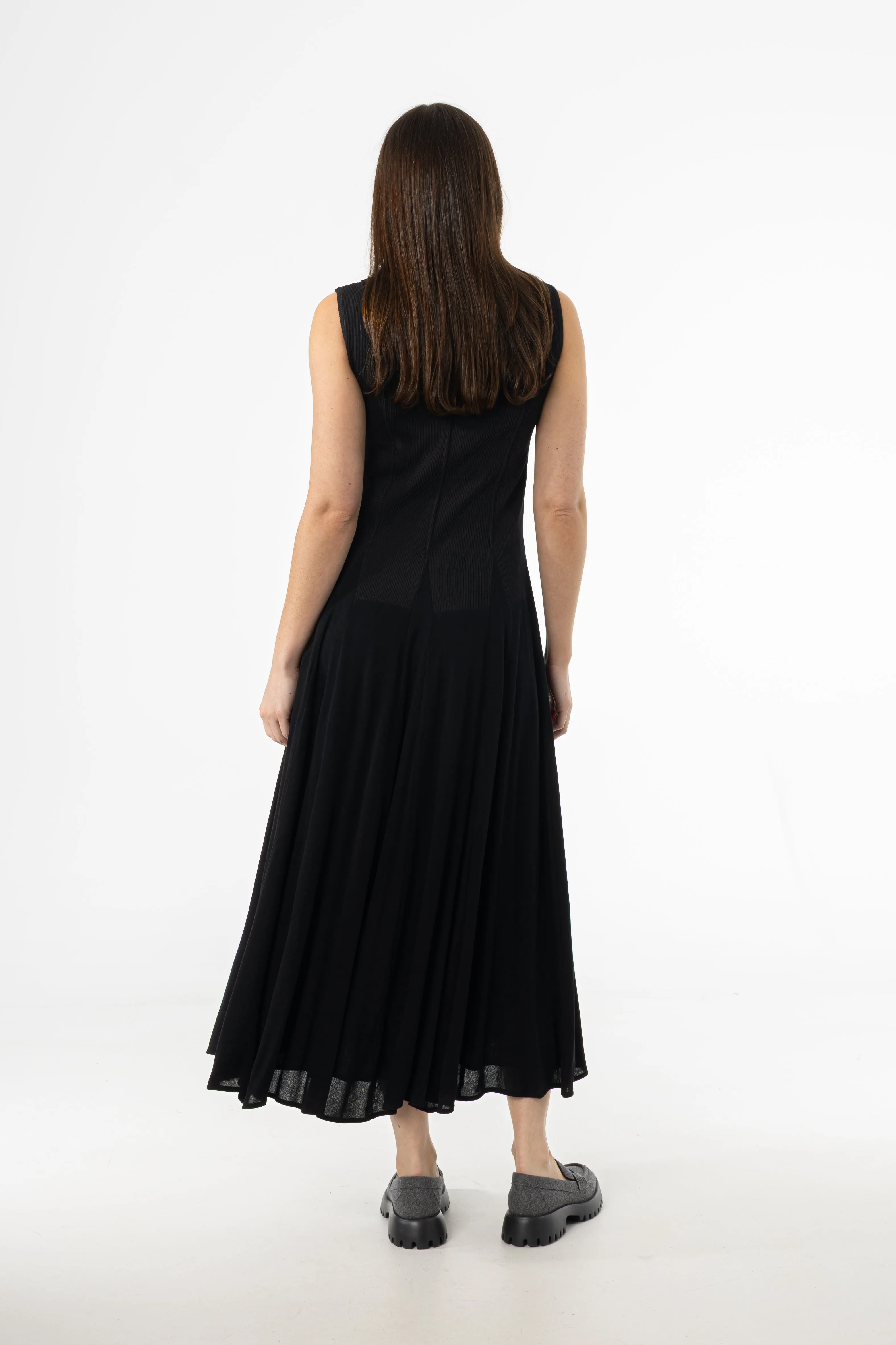 Balanced Tones Black Fabric Combo Jumper